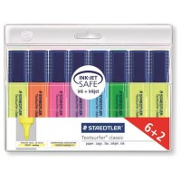 ESTUCHE 6+2 MARCADORES FLUORESCENTES TEXTSURFER CLASSIC 1-5MM. SURTIDOS STAEDTLER 364 A WP8 (Espera 4 dias) en Huesoi